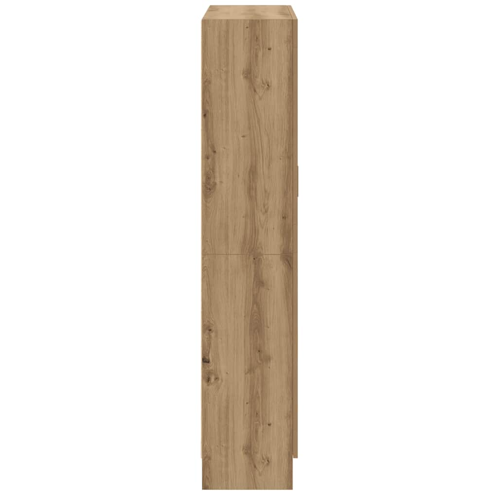 vidaXL Bücherschrank Artisan-Eiche 82,5x30,5x150 cm Holzwerkstoff