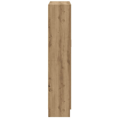 vidaXL Bücherschrank Artisan-Eiche 82,5x30,5x150 cm Holzwerkstoff