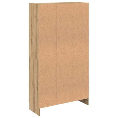 vidaXL Bücherschrank Artisan-Eiche 82,5x30,5x150 cm Holzwerkstoff