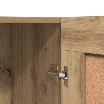 vidaXL Bücherschrank Artisan-Eiche 82,5x30,5x150 cm Holzwerkstoff