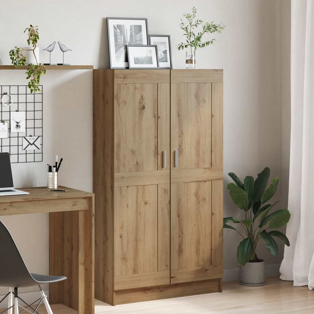 vidaXL Bücherschrank Artisan-Eiche 82,5x30,5x150 cm Holzwerkstoff