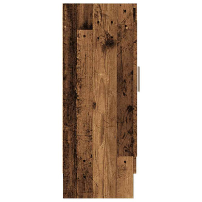 vidaXL Bücherschrank Altholz-Optik 82,5x30,5x80 cm Holzwerkstoff