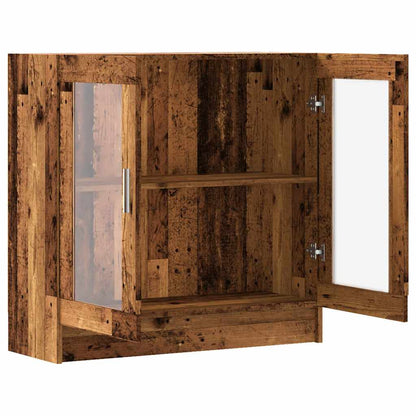 vidaXL Bücherschrank Altholz-Optik 82,5x30,5x80 cm Holzwerkstoff