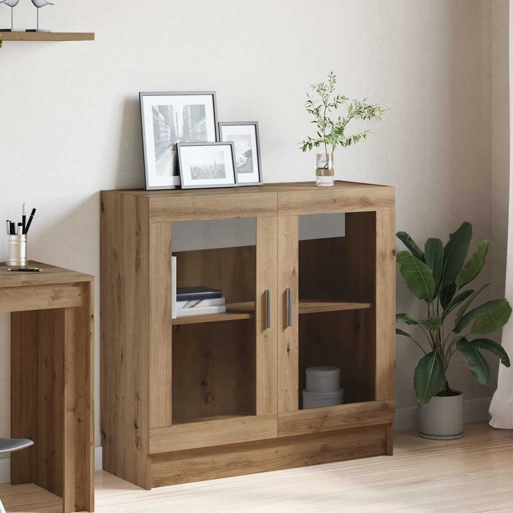 vidaXL Bücherschrank Artisan-Eiche 82,5x30,5x80 cm Holzwerkstoff