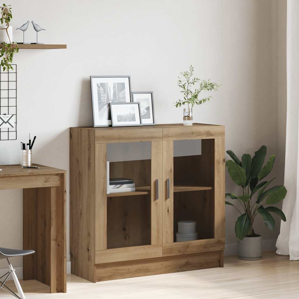 vidaXL Bücherschrank Artisan-Eiche 82,5x30,5x80 cm Holzwerkstoff