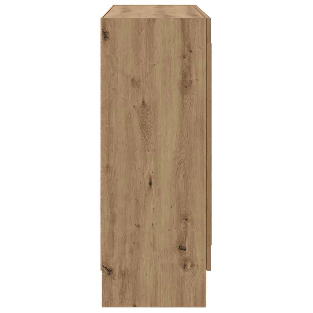 vidaXL Bücherschrank Artisan-Eiche 82,5x30,5x80 cm Holzwerkstoff