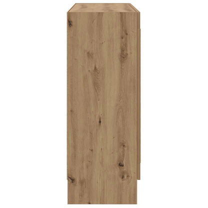 vidaXL Bücherschrank Artisan-Eiche 82,5x30,5x80 cm Holzwerkstoff
