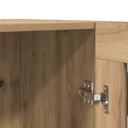 vidaXL Bücherschrank Artisan-Eiche 82,5x30,5x80 cm Holzwerkstoff