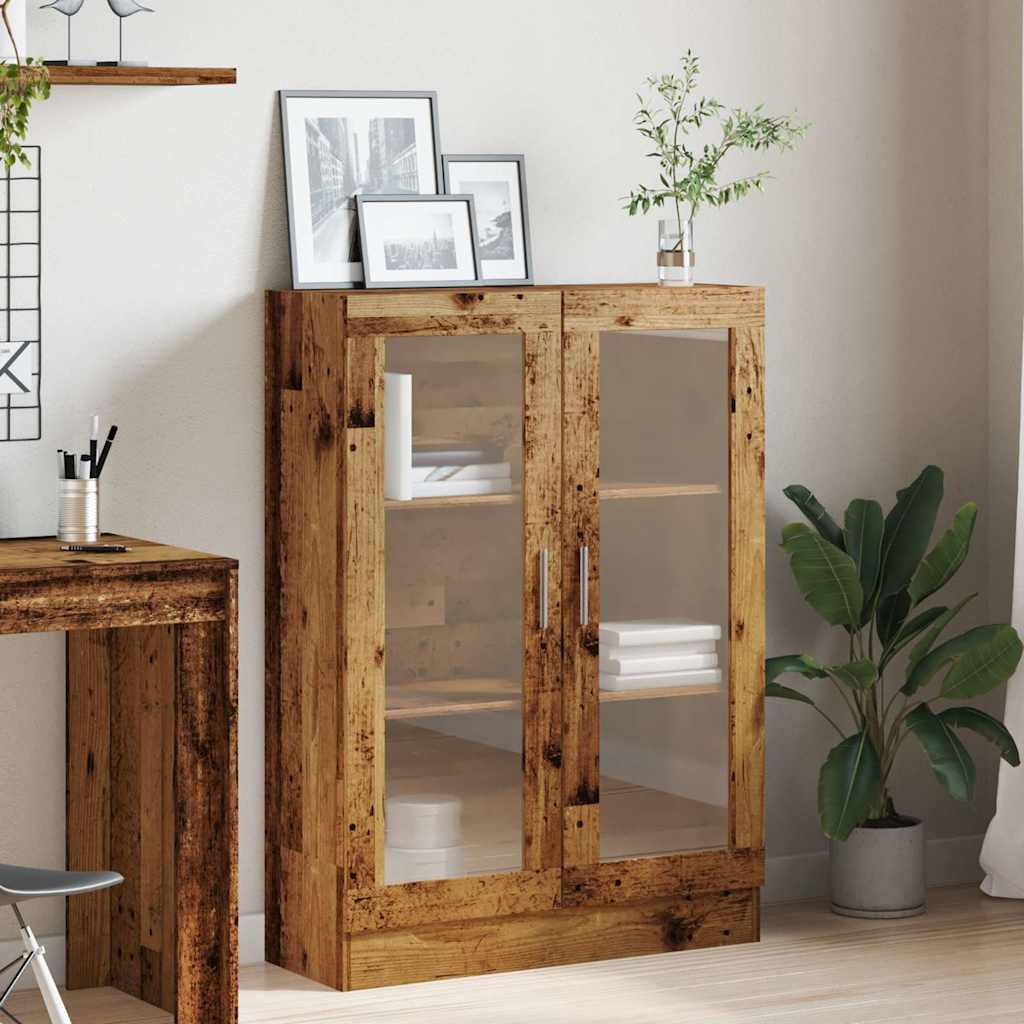 vidaXL Bibliothèque d'aspect bois de récupération 82,5x30,5x115 cm en bois d'ingénierie