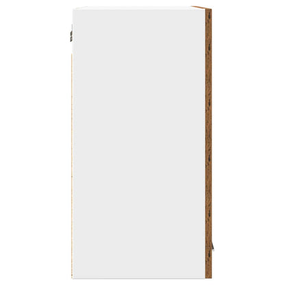 vidaXL Küchen-Wandschrank Lyon mit Glastüren Altholz-Optik 60x31x60 cm