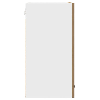 vidaXL Küchen-Wandschrank Lyon mit Glastüren Artisan-Eiche 60x31x60 cm