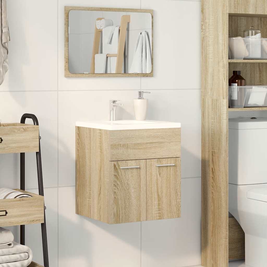 Meuble sous-vasque vidaXL Chêne Sonoma 41x38,5x46 cm Bois d'ingénierie