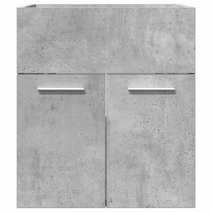 vidaXL Waschbeckenschrank Betongrau 41x38,5x46 cm Holzwerkstoff