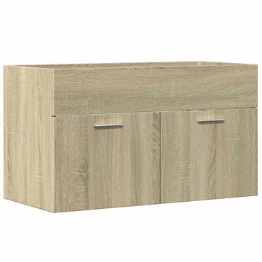 Meuble sous-lavabo vidaXL chêne Sonoma 80x38,5x46 cm bois d'ingénierie