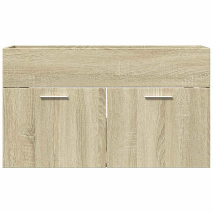 Meuble sous-lavabo vidaXL chêne Sonoma 80x38,5x46 cm bois d'ingénierie