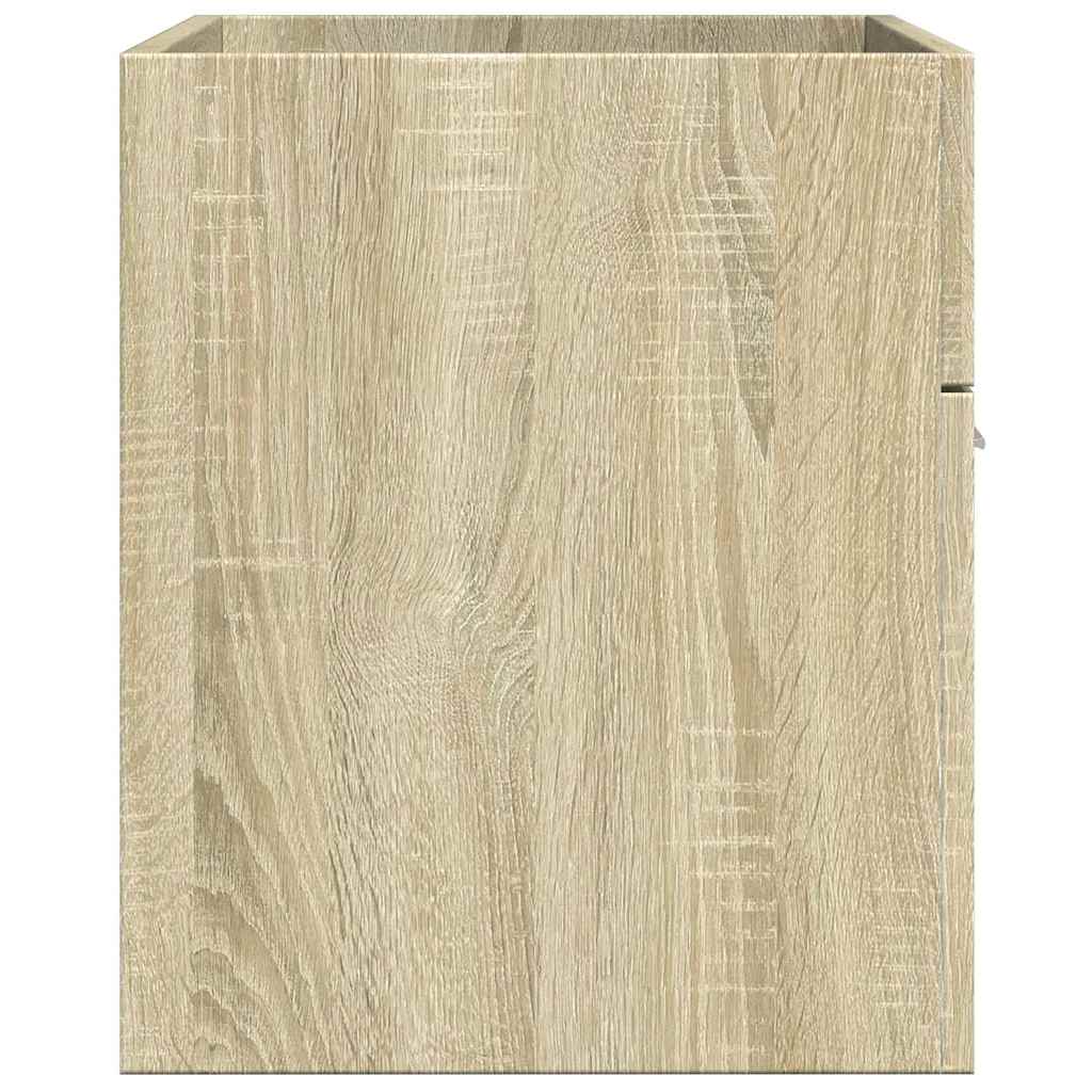 Meuble sous-lavabo vidaXL chêne Sonoma 80x38,5x46 cm bois d'ingénierie