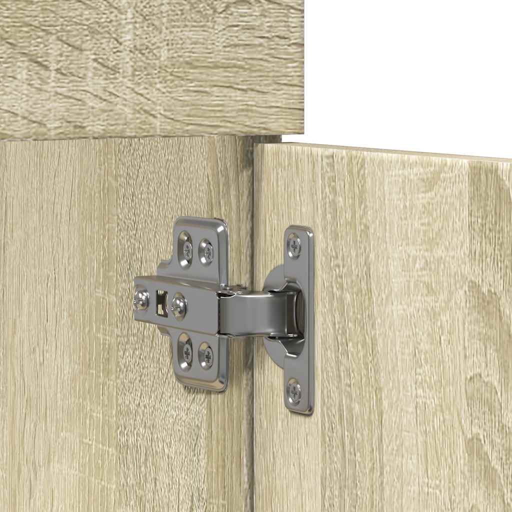 Meuble sous-lavabo vidaXL chêne Sonoma 80x38,5x46 cm bois d'ingénierie