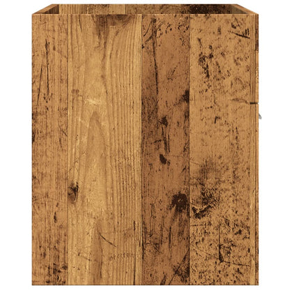 Meuble bas de lavabo vidaxl aspect bois de récupération 90x38,5x46 Bois d'ingénierie