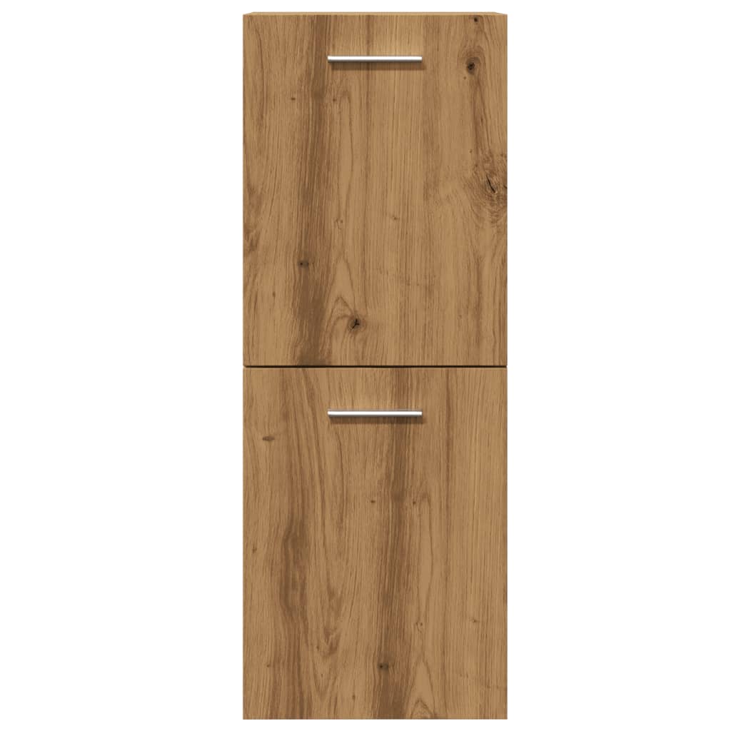 vidaXL Bad-Hängeschrank Artisan-Eiche 30x30x80 cm Holzwerkstoff