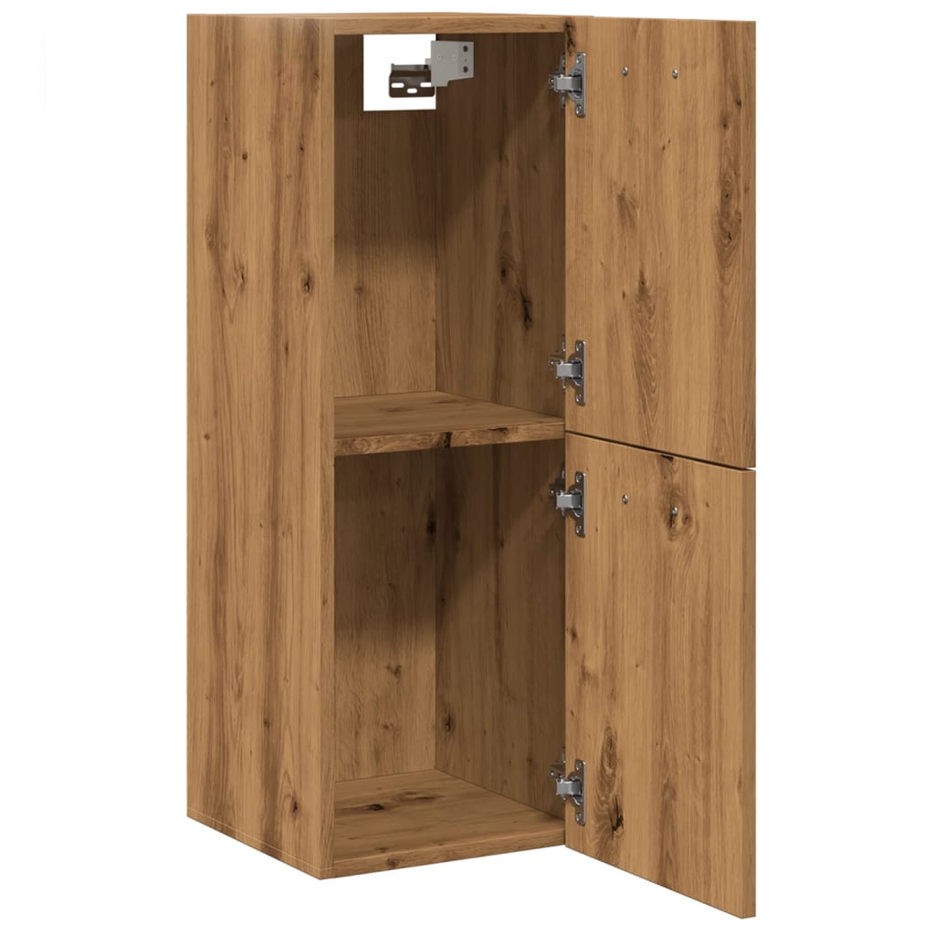 vidaXL Bad-Hängeschrank Artisan-Eiche 30x30x80 cm Holzwerkstoff