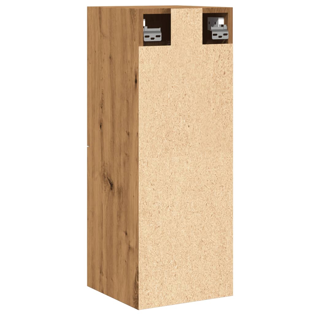 vidaXL Bad-Hängeschrank Artisan-Eiche 30x30x80 cm Holzwerkstoff