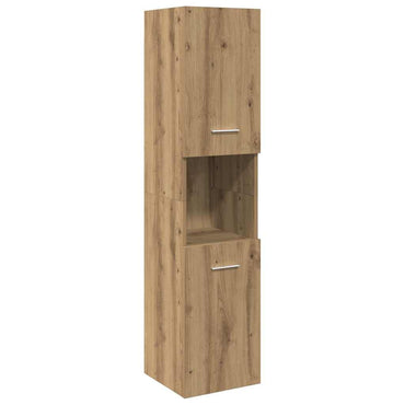 vidaXL Meuble haut de salle de bain chêne Artisan 30x30x130 cm bois d'ingénierie