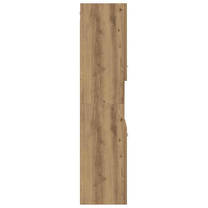 Bad-Hängeschrank Artisan-Eiche 30x30x130 cm Holzwerkstoff