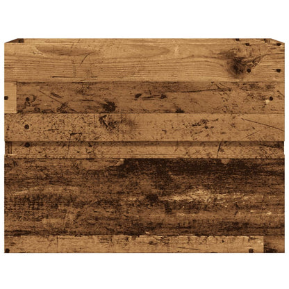 vidaXL Badschrank Altholz-Optik 60x38,5x45 cm Holzwerkstoff