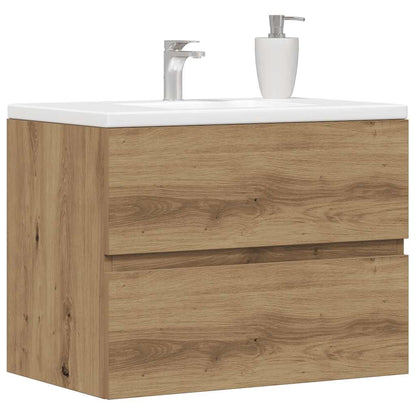 vidaXL Badschrank Artisan-Eiche 60x38,5x45 cm Holzwerkstoff