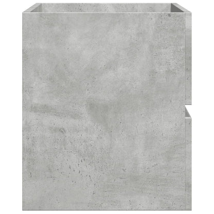 vidaXL Bad-Hängeschrank Betongrau 80x38,5x45 cm Holzwerkstoff