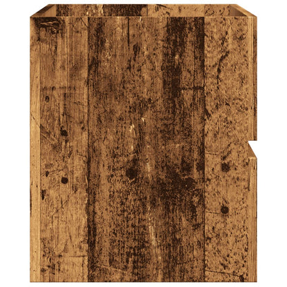 vidaXL Bad-Hängeschrank Altholz-Optik 80x38,5x45 cm Holzwerkstoff