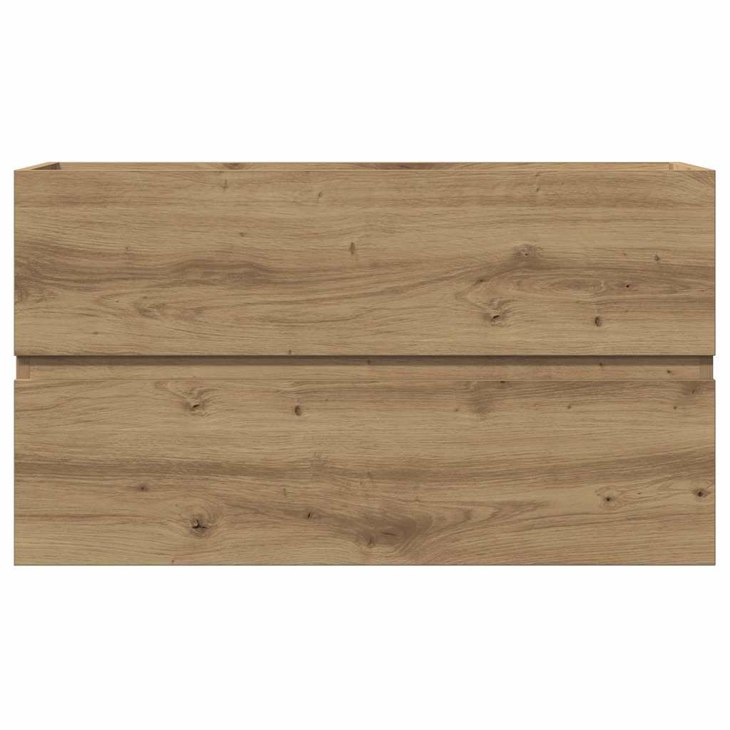 vidaXL Bad-Hängeschrank Artisan-Eiche 80x38,5x45 cm Holzwerkstoff