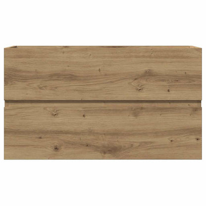 vidaXL Bad-Hängeschrank Artisan-Eiche 80x38,5x45 cm Holzwerkstoff
