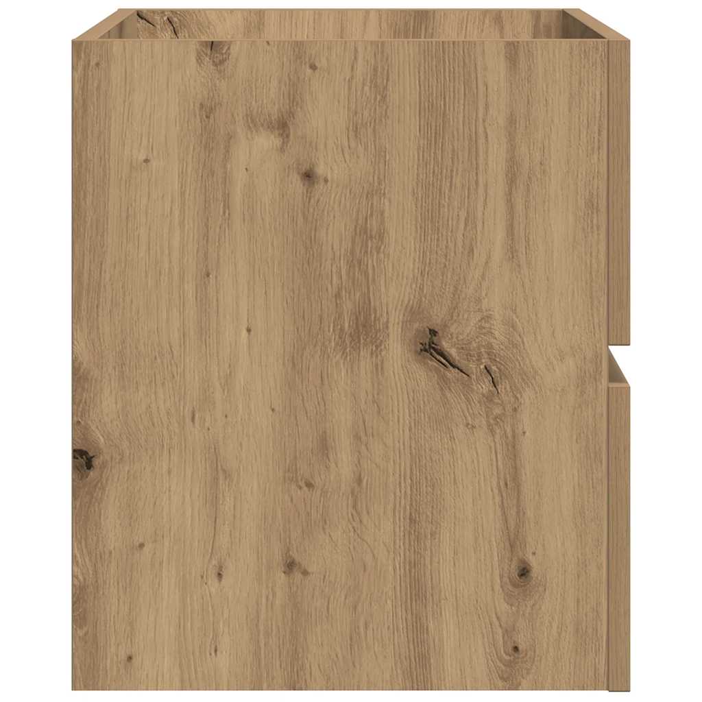 vidaXL Bad-Hängeschrank Artisan-Eiche 80x38,5x45 cm Holzwerkstoff
