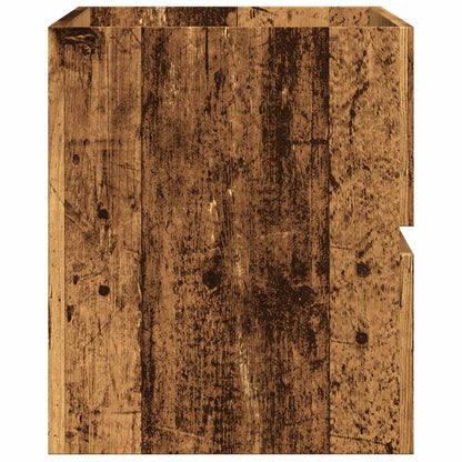 Meuble sous-lavabo vidaXL aspect bois de récupération 90x38,5x45 en bois d'ingénierie
