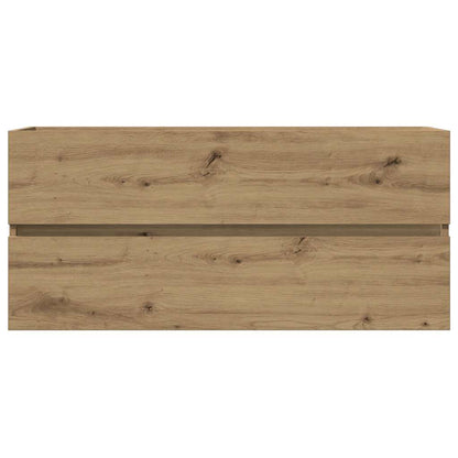 vidaXL Waschbeckenschrank Artisan-Eiche 100x38,5x45 cm Holzwerkstoff