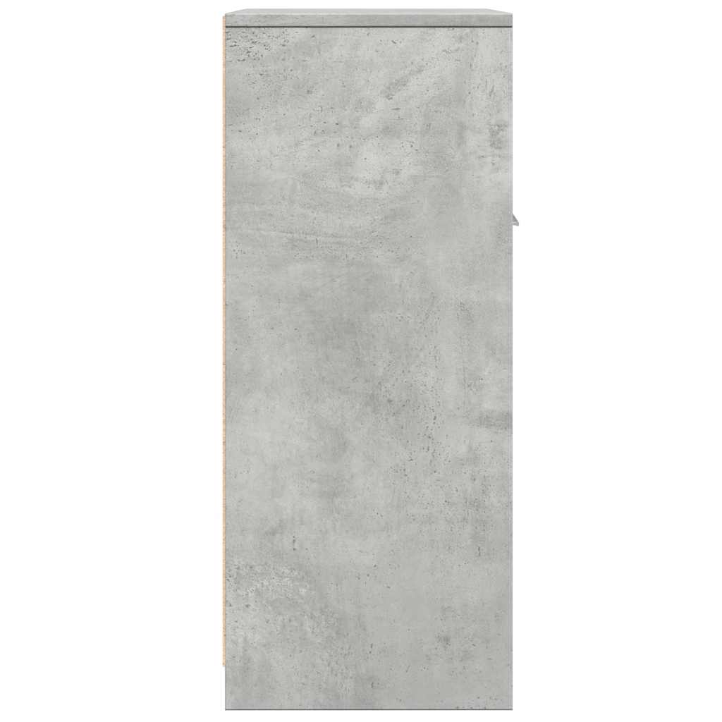 vidaXL Badezimmerschrank Betongrau 60x33x80 cm Holzwerkstoff