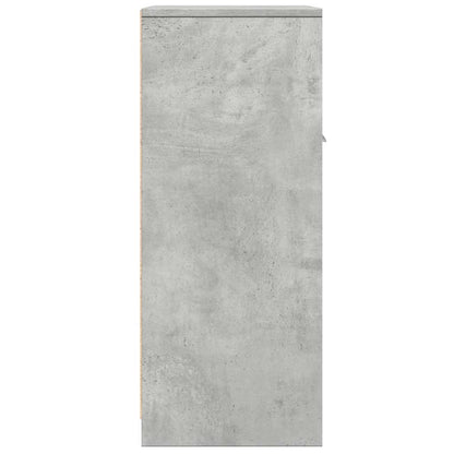 vidaXL Badezimmerschrank Betongrau 60x33x80 cm Holzwerkstoff