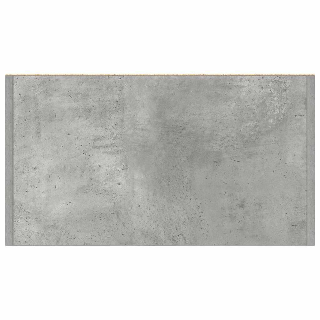 vidaXL Badezimmerschrank Betongrau 60x33x80 cm Holzwerkstoff