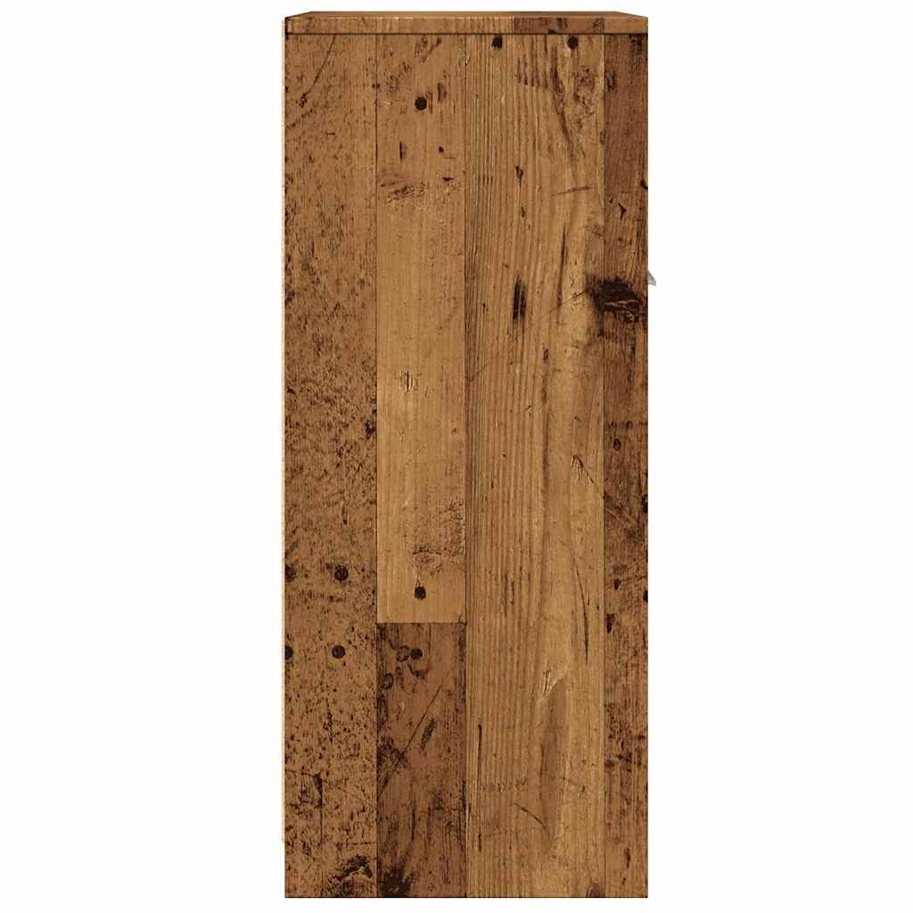 vidaXL Badschrank Altholz-Optik 60x33x80 cm Holzwerkstoff