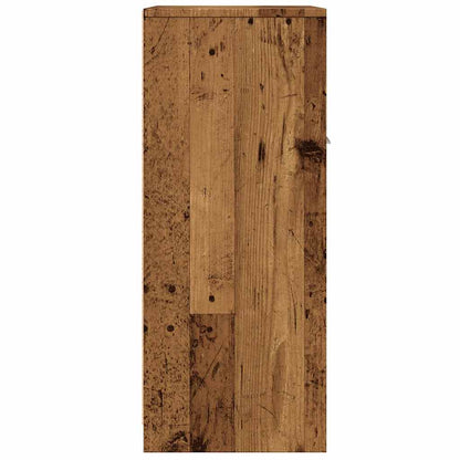 vidaXL Badschrank Altholz-Optik 60x33x80 cm Holzwerkstoff