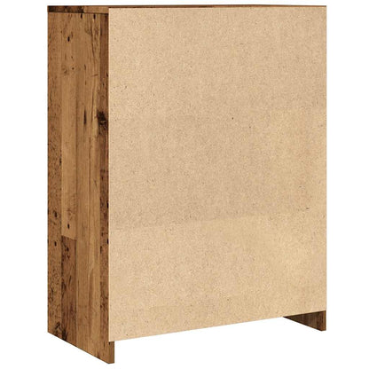 vidaXL Badschrank Altholz-Optik 60x33x80 cm Holzwerkstoff