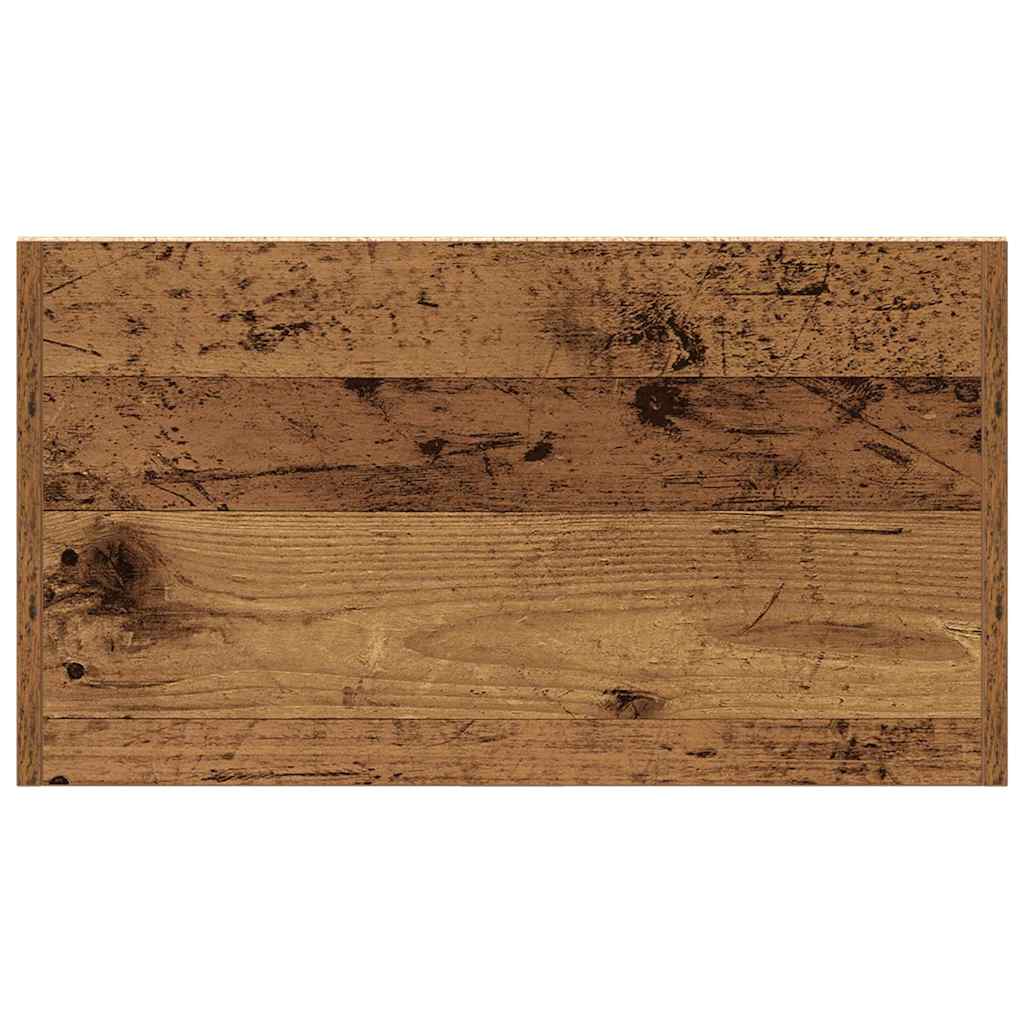 vidaXL Badschrank Altholz-Optik 60x33x80 cm Holzwerkstoff