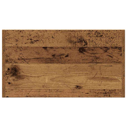 vidaXL Badschrank Altholz-Optik 60x33x80 cm Holzwerkstoff