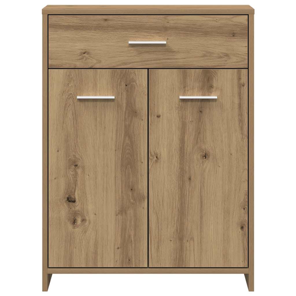 vidaXL Meuble de salle de bain chêne artisan 60x33x80 cm bois d'ingénierie