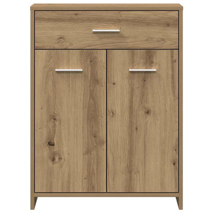 vidaXL Meuble de salle de bain chêne artisan 60x33x80 cm bois d'ingénierie