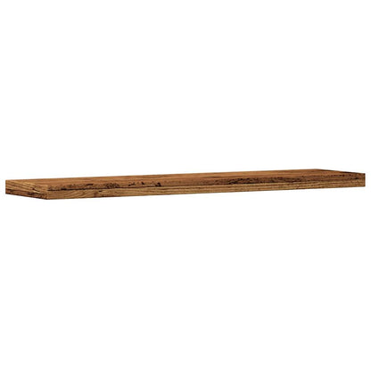 vidaXL Étagères murales 4 pcs Aspect bois de récupération 40x20x1,5 cm Bois d'ingénierie
