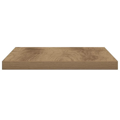 Wandregale 4 Stk. Artisan-Eiche 40x20x1,5 cm Holzwerkstoff
