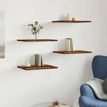 vidaXL Regalböden 4 Stk. Altholz-Optik 40x30x1,5 cm Holzwerkstoff