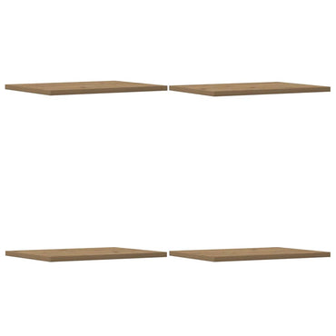 vidaXL Étagères 4 pcs Chêne artisan 40x30x1,5 cm Bois d'ingénierie